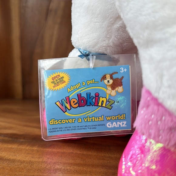NEW Webkinz ‘RIBBON UNICORN’ HM461 • Sealed WITH Code - Picture 6 of 9
